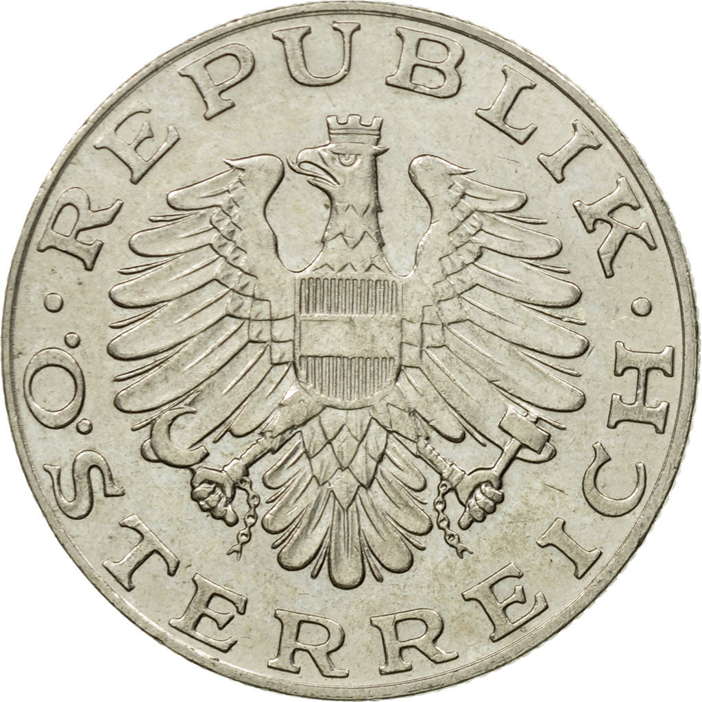 Coin, Austria, 10 Schilling, 1989, EF(40-45), Copper-Nickel Plated Nickel