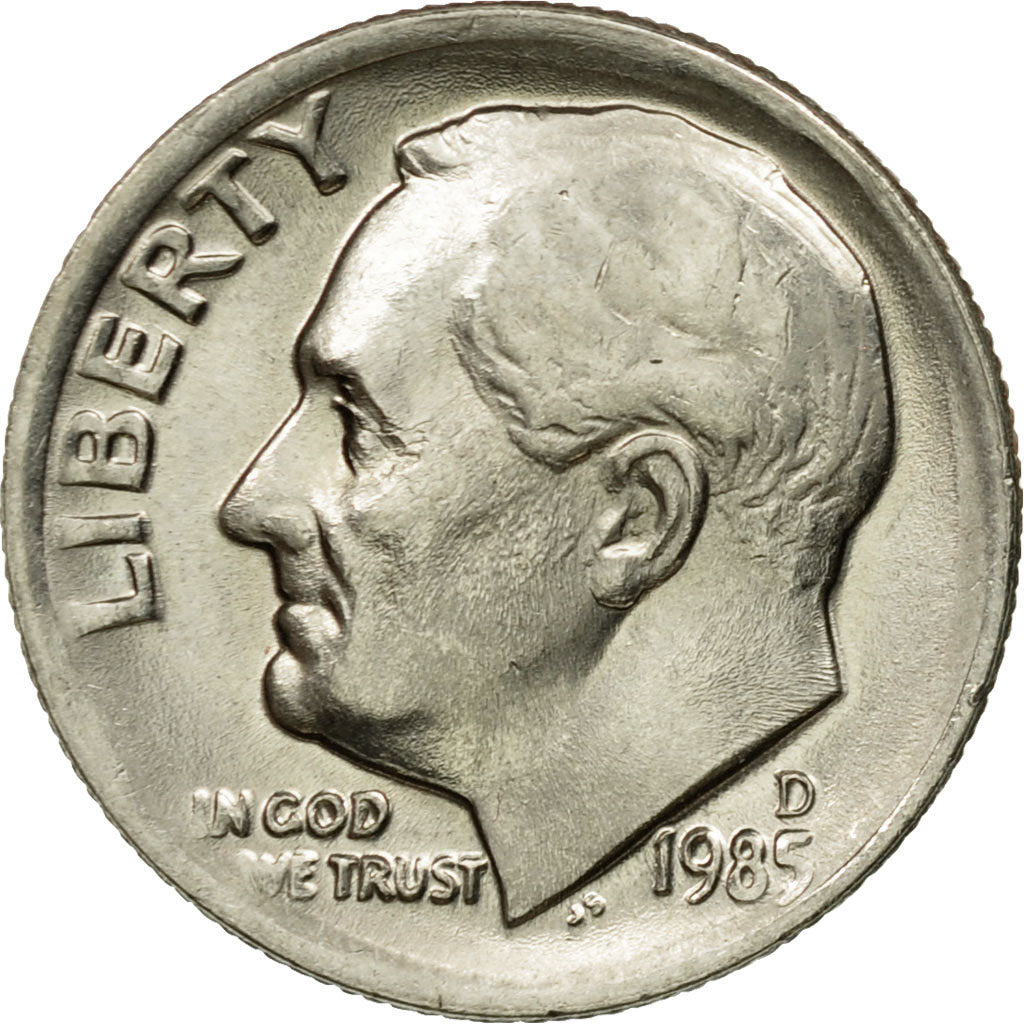 Münze, Vereinigte Staaten, Roosevelt Dime, Dime, 1985, U.S. Mint, Denver, SS
