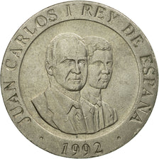 Moneda, España, Juan Carlos I, 200 Pesetas, 1992, MBC, Cobre - níquel, KM:910