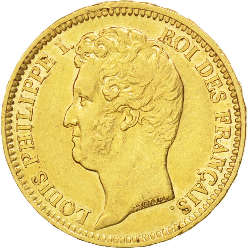 Moneta, Francia, Louis-Philippe, 20 Francs, 1831, Lille, BB+, Oro, KM:746.4