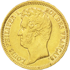 Coin, France, Louis-Philippe, 20 Francs, 1831, Lille, AU(50-53), Gold, KM:746.4