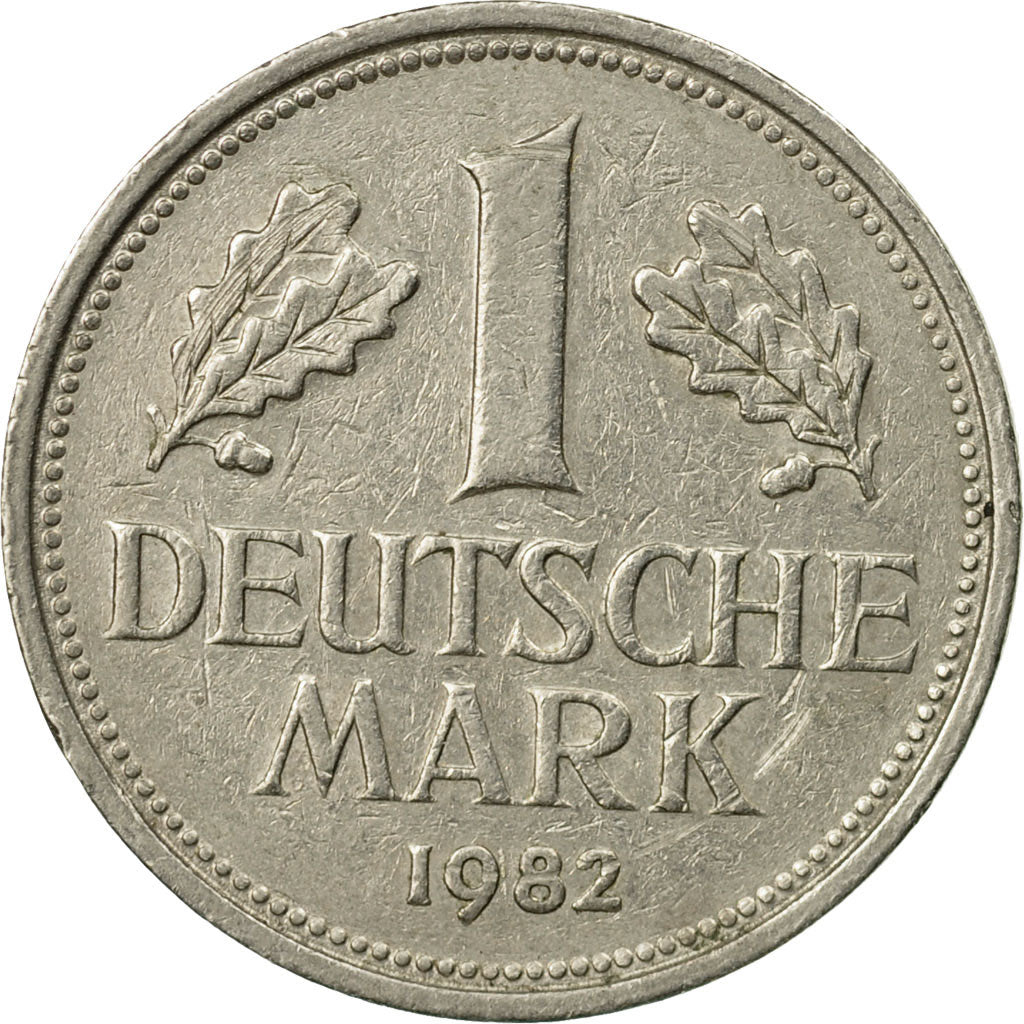 Moneta, GERMANIA - REPUBBLICA FEDERALE, Mark, 1982, Munich, BB, Rame-nichel