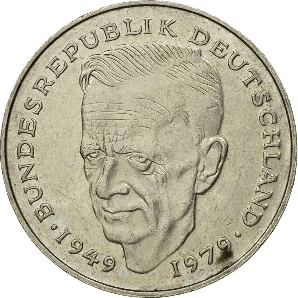 Coin, GERMANY - FEDERAL REPUBLIC, 2 Mark, 1982, Stuttgart, EF(40-45)