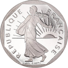 Coin, France, Semeuse, 2 Francs, 1996, Paris, Proof / BE, MS(65-70), Nickel