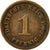 Coin, GERMANY - EMPIRE, Wilhelm II, Pfennig, 1900, Stuttgart, VF(30-35), Copper