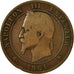 Munten, Frankrijk, Napoleon III, Napoléon III, 10 Centimes, 1861, Strasbourg