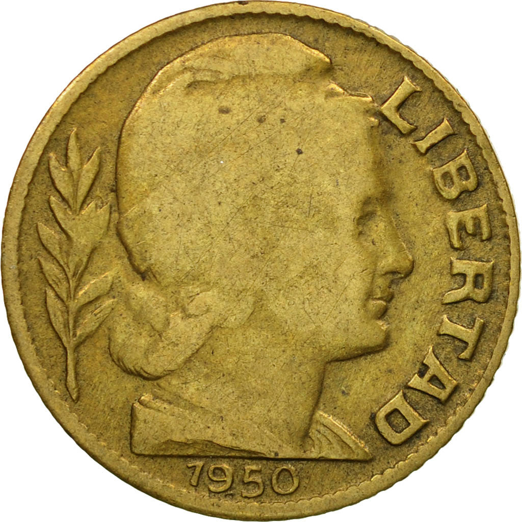 Monnaie, Argentine, 10 Centavos, 1950, TTB, Aluminum-Bronze, KM:41