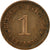 Coin, GERMANY - EMPIRE, Wilhelm II, Pfennig, 1900, Muldenhütten, VF(30-35)