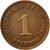 Coin, GERMANY - EMPIRE, Wilhelm II, Pfennig, 1906, Berlin, VF(30-35), Copper