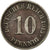 Moneda, ALEMANIA - IMPERIO, Wilhelm II, 10 Pfennig, 1915, Berlin, BC+, Cobre -