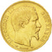FRANCE, Napoléon III, 20 Francs, 1859, Paris, KM #781.1, AU(55-58), Gold, Gadour