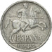 Coin, Spain, 10 Centimos, 1945, VF(30-35), Aluminum, KM:766