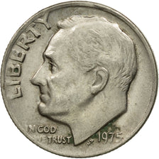 Coin, United States, Roosevelt Dime, Dime, 1975, U.S. Mint, Philadelphia