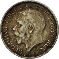 Coin, Great Britain, George V, 6 Pence, 1917, VF(30-35), Silver, KM:815