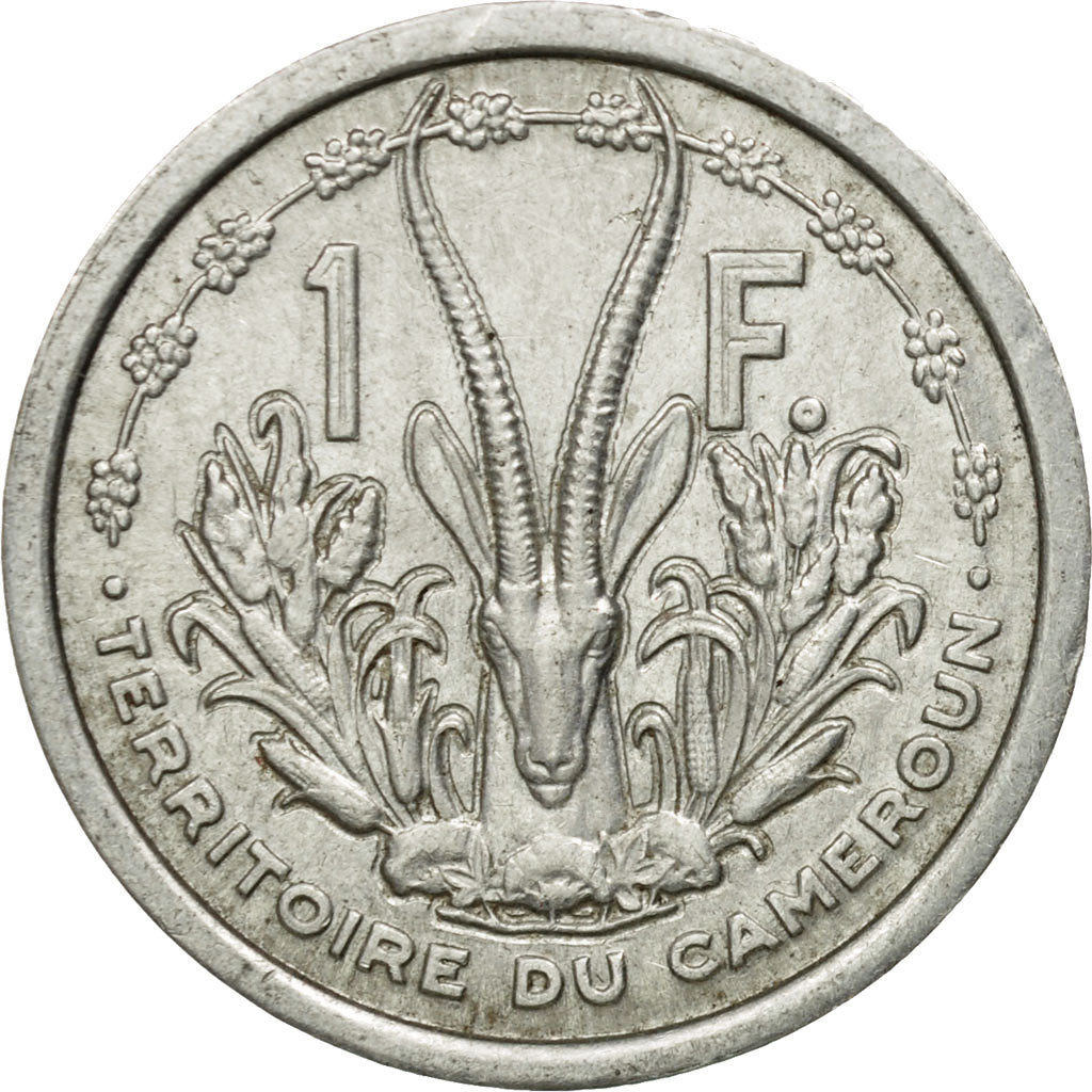 Coin, Cameroon, Franc, 1948, Paris, EF(40-45), Aluminum, KM:8
