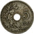 Moneda, Bélgica, 5 Centimes, 1914, BC+, Cobre - níquel, KM:67