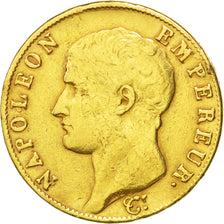 Moneda, Francia, Napoléon I, 40 Francs, 1806, Torino, BC+, Oro, KM:675.5