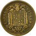 Coin, Spain, Peseta, 1944, EF(40-45), Aluminum-Bronze, KM:767