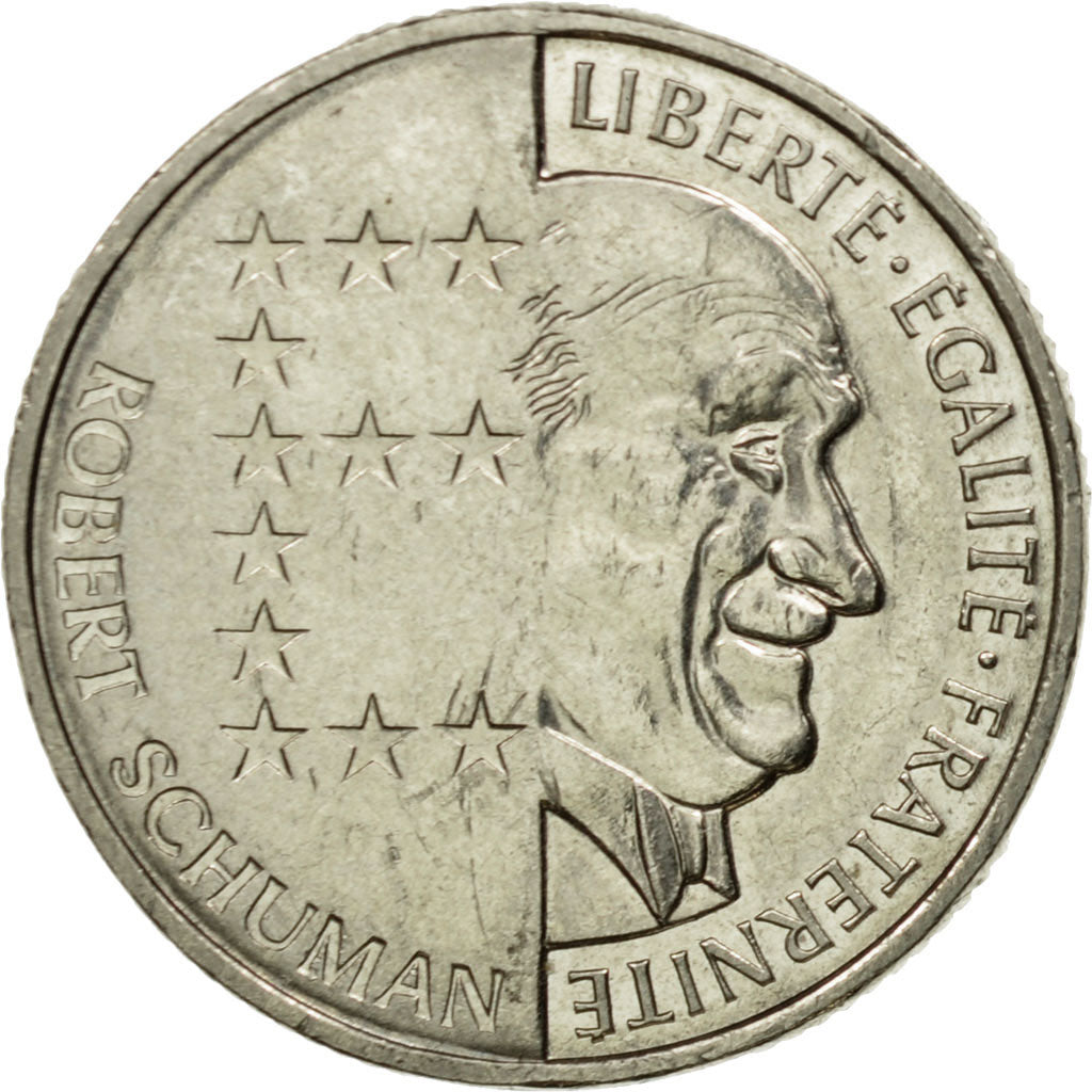 Coin, France, Schumann, 10 Francs, 1986, Paris, EF(40-45), Nickel, KM:958