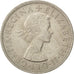 Coin, Great Britain, Elizabeth II, 1/2 Crown, 1961, EF(40-45), Copper-nickel
