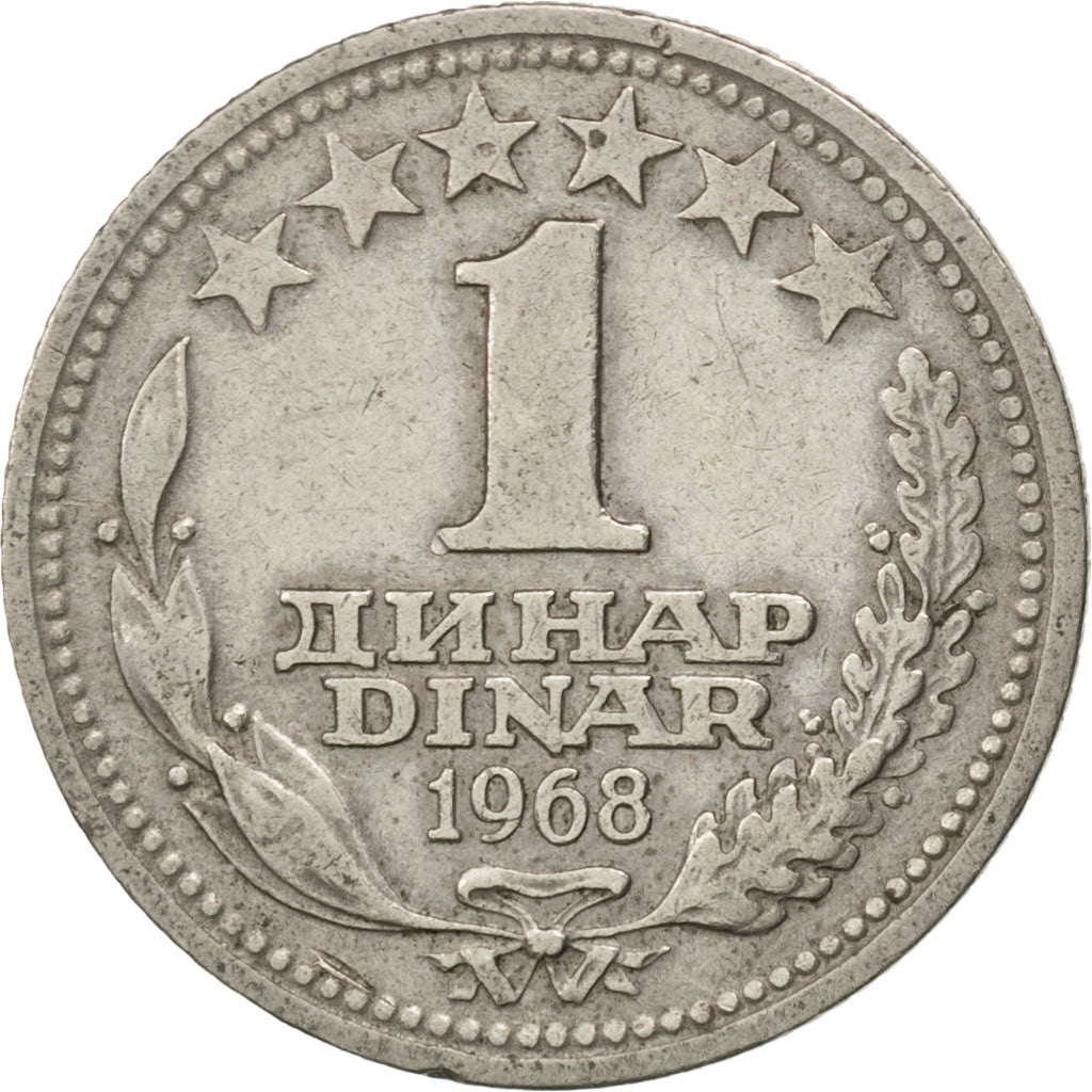 Yougoslavie, 1 Dinar 1968, KM 48