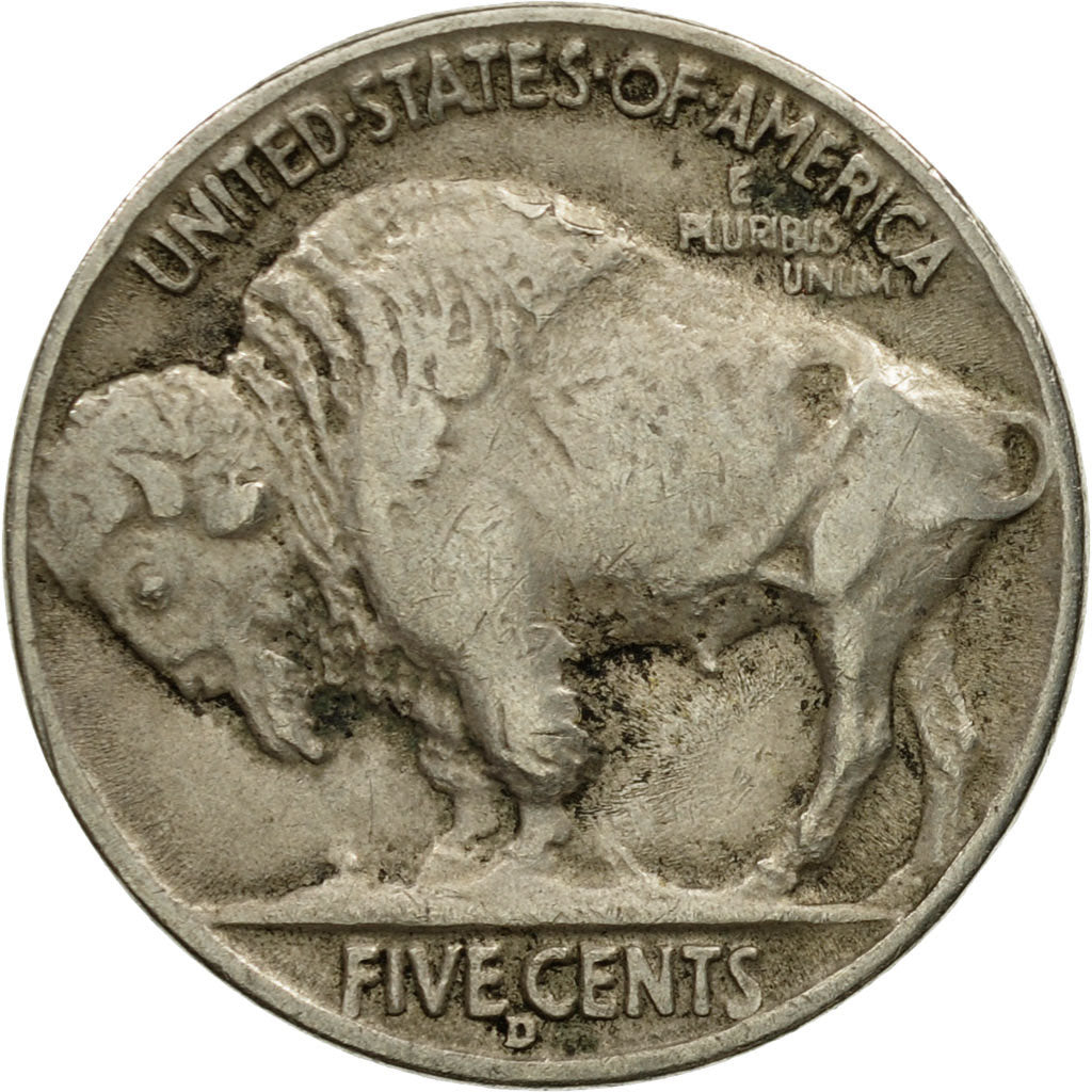 Moneta, Stati Uniti, Buffalo Nickel, 5 Cents, 1938, U.S. Mint, Denver, MB+