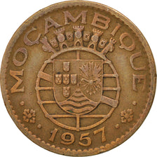 Mozambico, Escudo, 1957, BB, Bronzo, KM:82