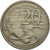Coin, Australia, Elizabeth II, 20 Cents, 1966, EF(40-45), Copper-nickel, KM:66