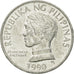 Coin, Philippines, 10 Sentimos, 1990, EF(40-45), Aluminum, KM:240.2
