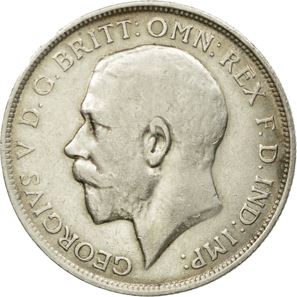 Coin, Great Britain, George V, Florin, Two Shillings, 1915, EF(40-45), Silver