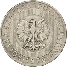 Coin, Poland, 20 Zlotych, 1976, Varsovie, AU(55-58), Copper-nickel, KM:67