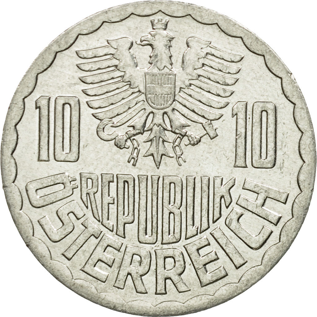 Coin, Austria, 10 Groschen, 1995, Vienna, EF(40-45), Aluminum, KM:2878