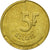 Moneta, Belgia, 5 Francs, 5 Frank, 1993, EF(40-45), Mosiądz lub