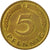 Coin, GERMANY - FEDERAL REPUBLIC, 5 Pfennig, 1982, Stuttgart, EF(40-45), Brass
