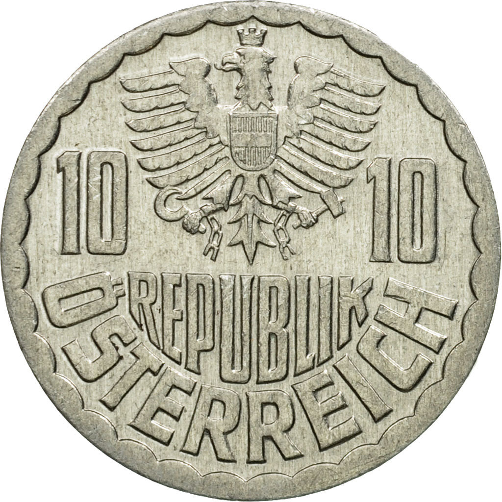 Monnaie, Autriche, 10 Groschen, 1984, Vienna, TTB, Aluminium, KM:2878