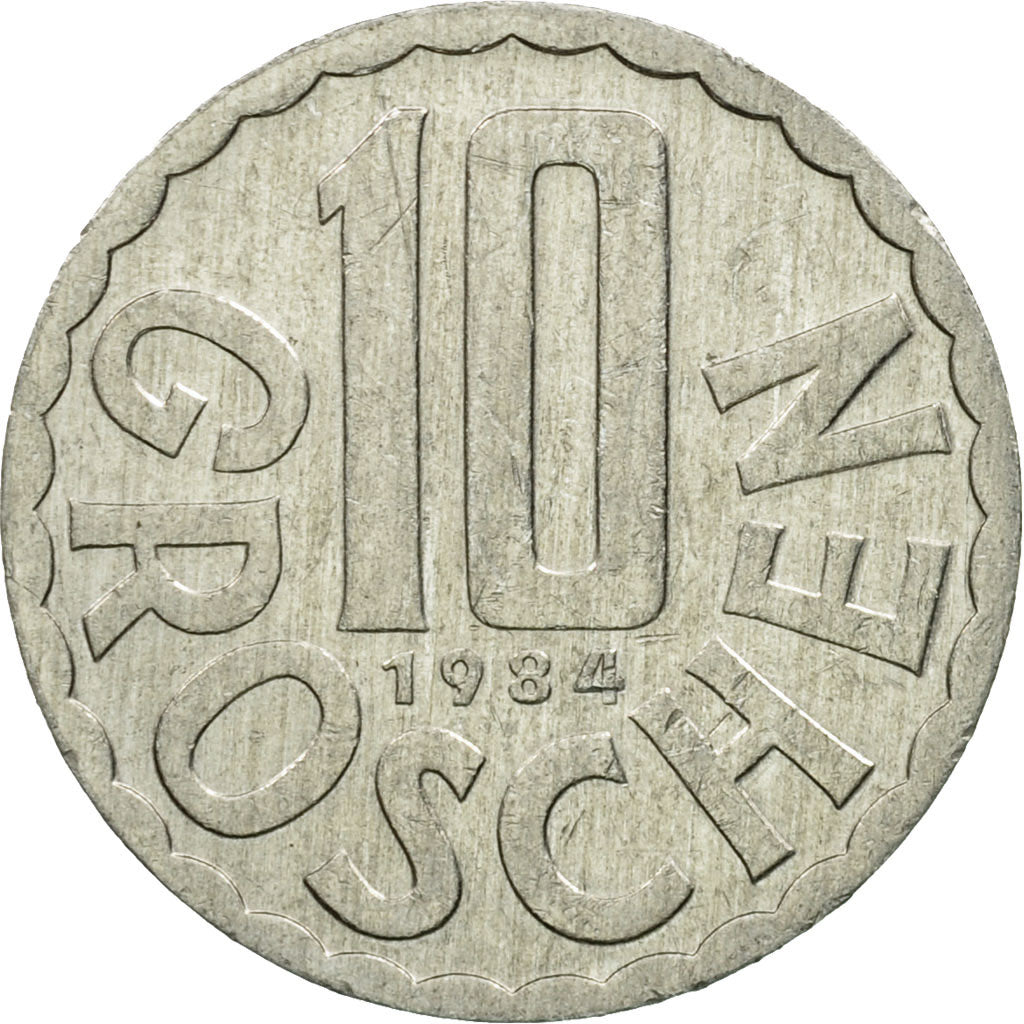 Monnaie, Autriche, 10 Groschen, 1984, Vienna, TTB, Aluminium, KM:2878