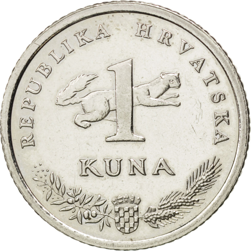 CROATIA, Kuna, 1999, KM #9.2, MS(65-70), Copper-Nickel-Zinc, 22.5, 4.94