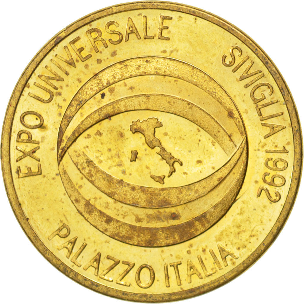 Italy, Italia, Jeton, 1992, MS(63), Nickel-Bronze, 2.97