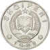 ALBANIA, 50 Qindarka, 1988, KM #72, MS(63), Aluminum, 24.1, 1.97