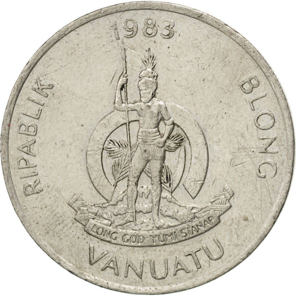 Coin, Vanuatu, 20 Vatu, 1983, EF(40-45), Copper-nickel, KM:7