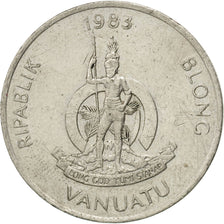 Munten, Vanuatu, 20 Vatu, 1983, ZF, Copper-nickel, KM:7
