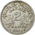 Munten, Frankrijk, Morlon, 2 Francs, 1944, Beaumont - Le Roger, ZF, Aluminium