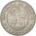 Bolivia, Peso Boliviano, 1974, BB, Acciaio ricoperto in nichel, KM:192