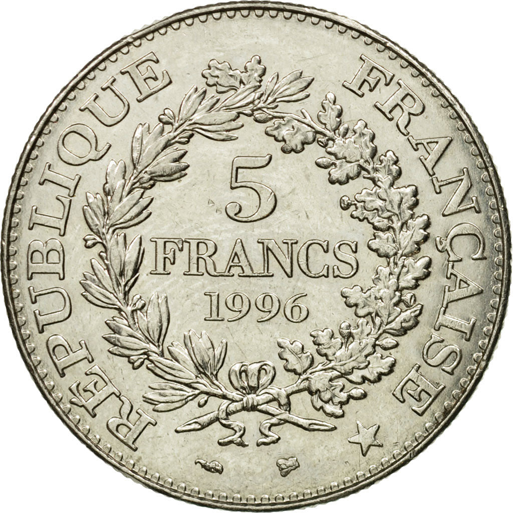 Monnaie, France, Hercule, 5 Francs, 1996, Paris, TTB, Nickel, Gadoury:777