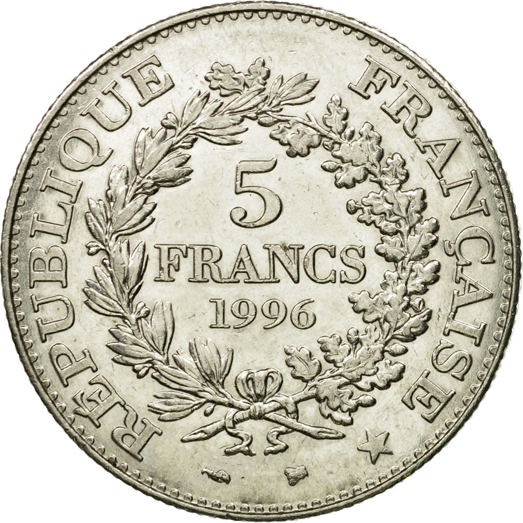 Monnaie, France, Hercule, 5 Francs, 1996, Paris, TTB, Nickel, Gadoury:777