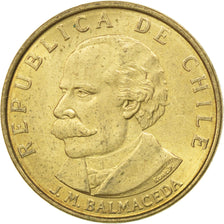 Coin, Chile, 20 Centesimos, 1971, MS(63), Aluminum-Bronze, KM:195