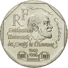 Moneta, Francja, René Cassin, 2 Francs, 1998, Paris, AU(55-58), Nikiel