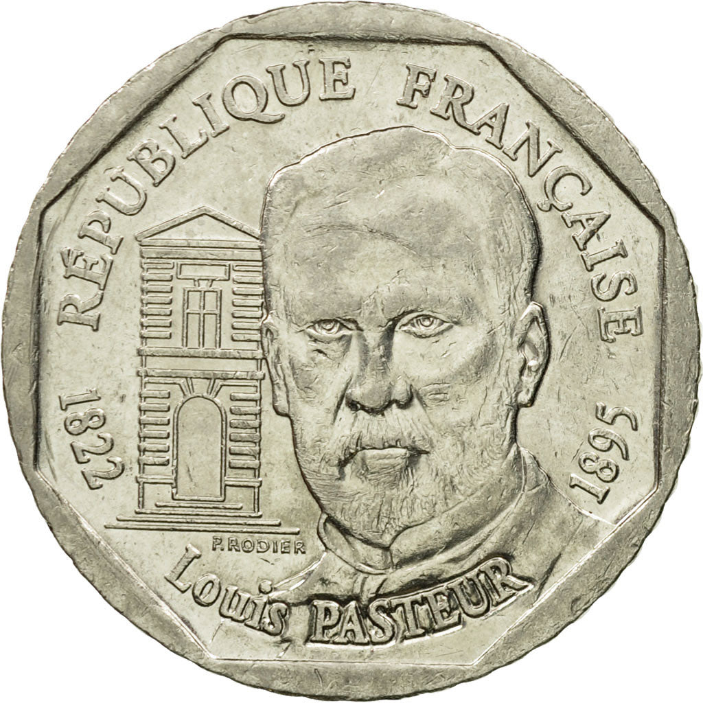 Monnaie, France, Pasteur, 2 Francs, 1995, Paris, SUP, Nickel, Gadoury:549