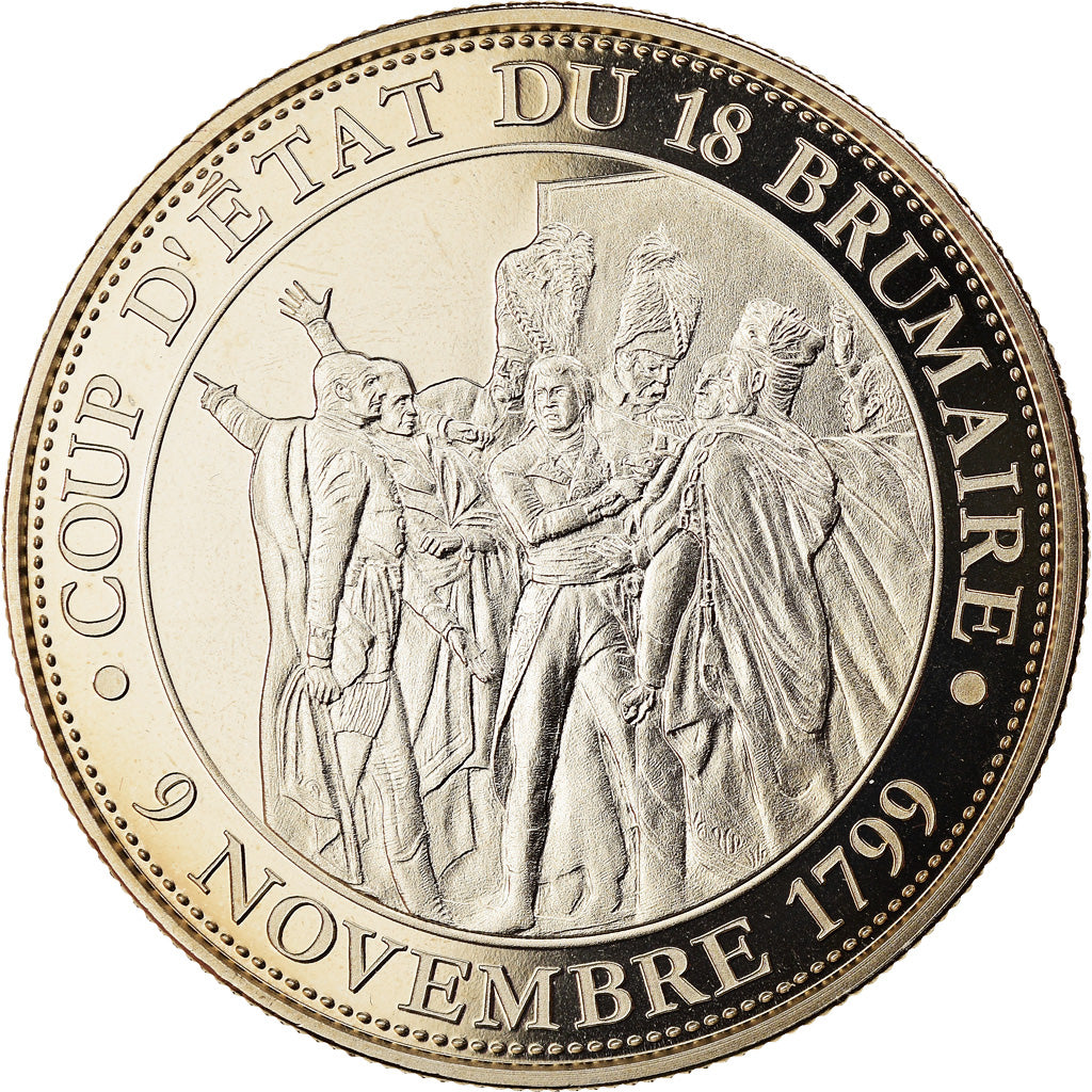 France, Medal, Napoléon Ier, Coup d'Etat du 18 Brumaire, History, MS(64)