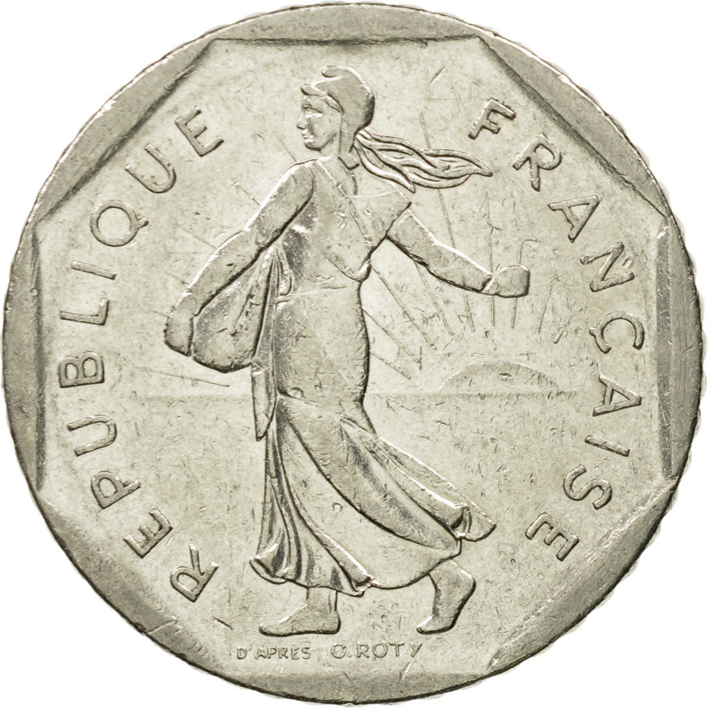 Coin, France, Semeuse, 2 Francs, 1980, Paris, EF(40-45), Nickel, KM:942.1